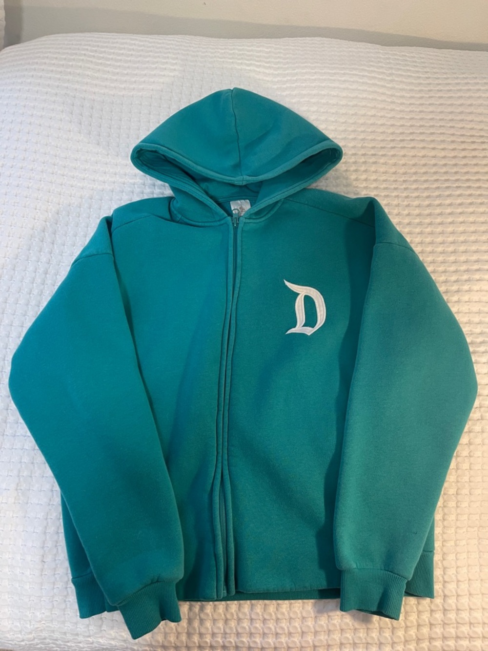Women’s Official Disney Zip-up Hoodie in Teal